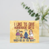 Homemade Gifts Briefkaart (Staand voorkant)