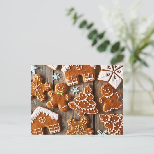 Homemade Gingerbrood Cookies Briefkaart (Staand voorkant)