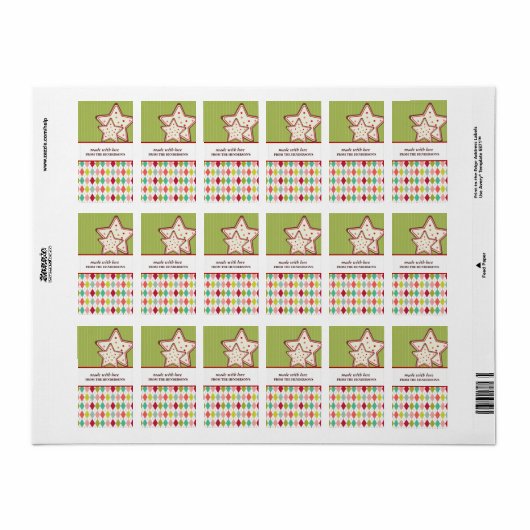 Homemade Goodies Gift Label Stickers (Full Sheet)