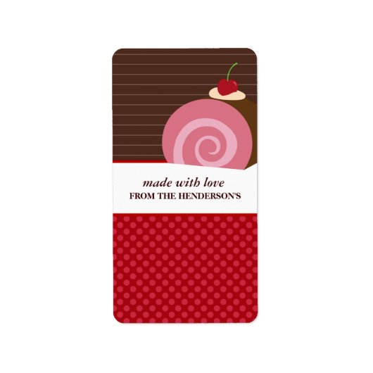Homemade Goodies Gift Label Stickers (Voorkant)