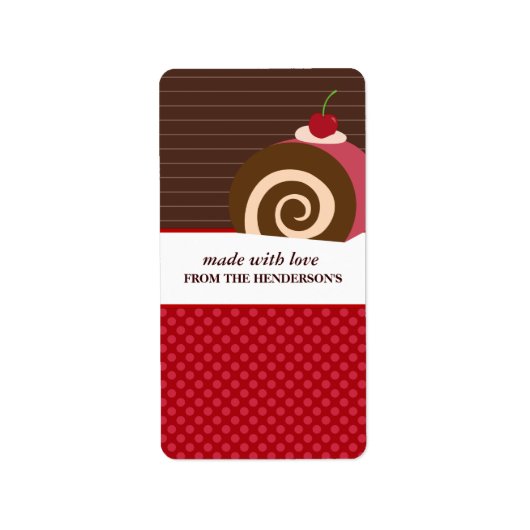 Homemade Goodies Gift Label Stickers (Voorkant)