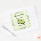 Homemade Green Tomato Marmalade Canning Jar Label (Envelop)