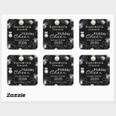 Homemade Holiday Cheer Moonshine - Gepersonaliseer Vierkante Sticker (Vel)