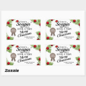 Homemade Holiday Soap Speciaal Rechthoekige Sticker (Vel)