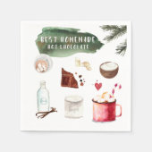 Homemade Hot Chocolate Recipe | Vrijdag Servet (Voorkant)