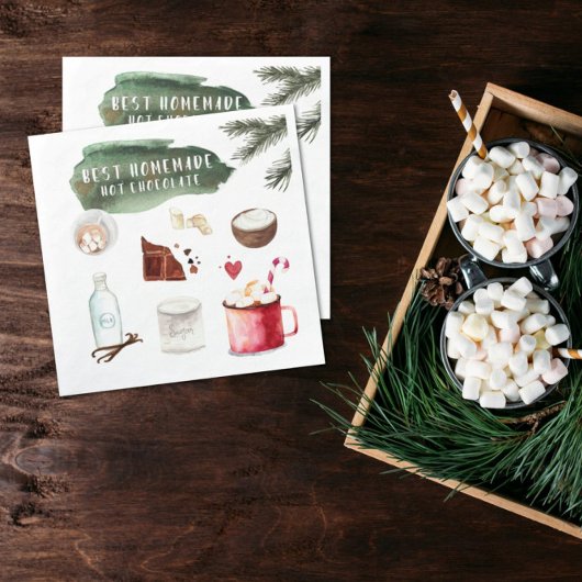 Homemade Hot Chocolate Recipe | Vrijdag Servet