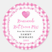 Homemade Hot Cocoa Mix Label (Voorkant)