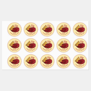 Homemade Hot Tomato Salsa Home Canning, ingeblikt Labels