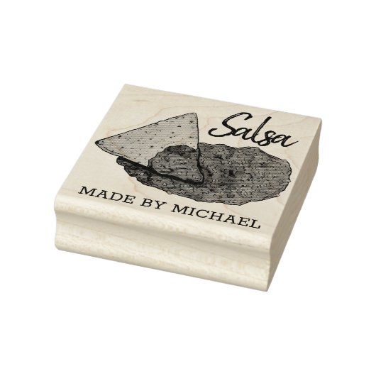 Homemade Hot Tomato Salsa Home Canning, ingeblikt  Rubberstempel (Stempel)