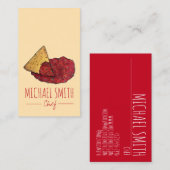 Homemade Hot Tomato Salsa Home Canning, ingeblikt  Visitekaartje (Voorkant / Achterkant)