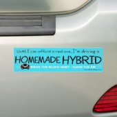 Homemade Hybrid Bumpersticker (Op auto)