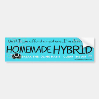 Homemade Hybrid Bumpersticker