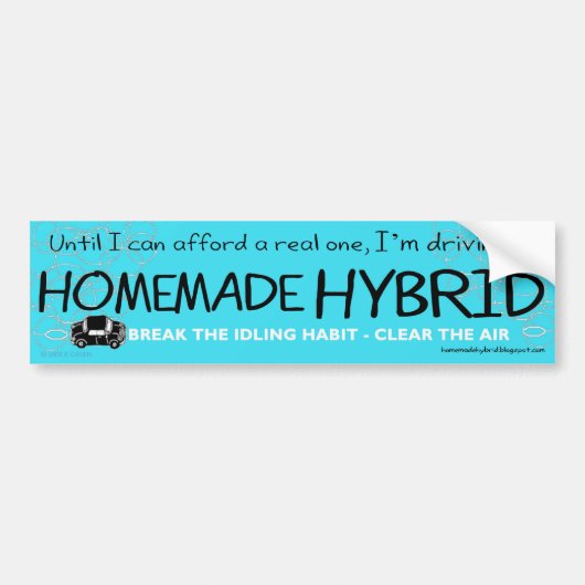 Homemade Hybrid Bumpersticker (Voorkant)