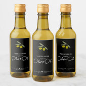Homemade Infused Olive Oil Wine Label Wijn Etiket (Flessen)