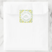 Homemade Jam Canning Label |Lemon Pattern (Tas)