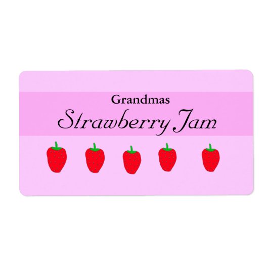  Homemade Jam Label (Voorkant)
