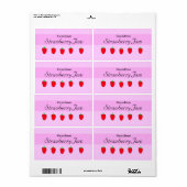  Homemade Jam Label (Full Sheet)