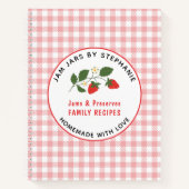 Homemade Jams Pslaat Red Pset Recipe Notitieboek (Voorkant)