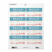 Homemade kerstkoekjes die bakken van etiket (Full Sheet)