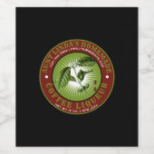  homemade koffie - liqueur - label Sjabloon Wijn Etiket (Enkel label)