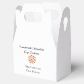 Homemade-kokers voegen jouw tekst-naam toe, aangep bedankdoosjes (Geopend)