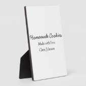 Homemade-kokers voegen jouw tekst-naam toe, aangep fotoplaat (Zijkant)