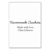 Homemade-kokers voegen jouw tekst-naam toe, aangep kaart (Achterkant)