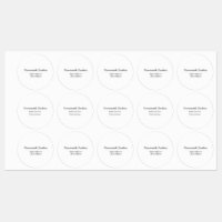 Homemade-kokers voegen jouw tekst-naam toe, aangep