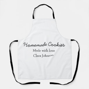 Homemade-kokers voegen jouw tekst-naam toe, aangep schort