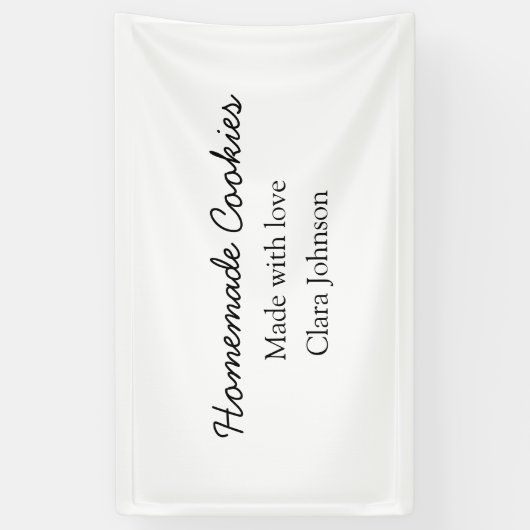 Homemade-kokers voegen jouw tekst-naam toe, aangep spandoek (Verticaal)