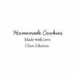 Homemade-kokers voegen jouw tekst-naam toe, aangep staand fotobeeldje<br><div class="desc">Ontwerp</div>