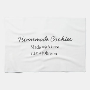 Homemade-kokers voegen jouw tekst-naam toe, aangep theedoek