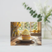 Homemade Lemon Cupcake Recipe Briefkaart (Staand voorkant)