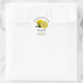 Homemade Lemon Curd Jam Jar Label (Tas)