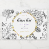 Homemade Likeurfles Etiket (Enkel label)