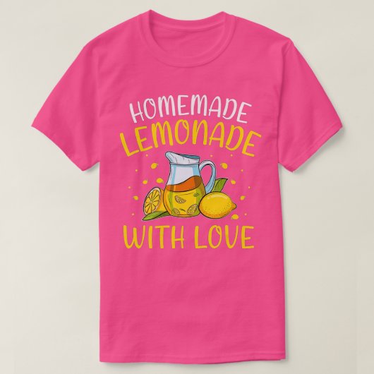 Homemade limonade met Love Fun Lemon Stand Juice T-shirt (Design voorkant)
