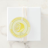 Homemade Limoncello - 100% organisch Bedankjes Labels (In situ)