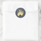 Homemade Limoncello Lemons donkerblauw label (Tas)