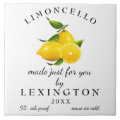 Homemade Limoncello Tegeltje (Voorkant)
