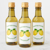 Homemade Limoncello Wijn Etiket (Flessen)