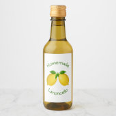 Homemade Limoncello Wijn Etiket (Voorkant)