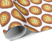 Homemade Malpua Indian Pancake Mithai Sweets Cadeaupapier (Rol Hoek)