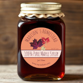 Homemade Maple Syrup Labels