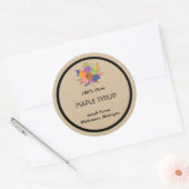 Homemade Maple Syrup Sticker (Envelop)