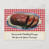 Homemade Meatloaf Briefkaart (Voorkant)