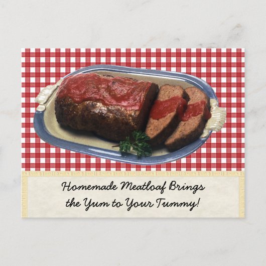Homemade Meatloaf Briefkaart (Voorkant)