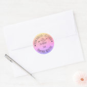 Homemade met het label Love Rainbow Burlap (Envelop)