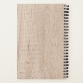 Homemade met liefdesrecipe Rustic op maat Notitieboek (Achterkant)