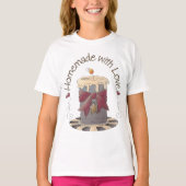 Homemade met Love Candle T-shirt (Voorkant)