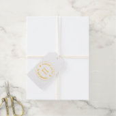 Homemade met Love Gold Heart Modern Baking Cadeaulabels (Met Koord)